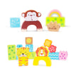 Boys building block children's toys with beech