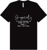 Apparently I'm Not Allowed... Adult Bella Canvas Shirt