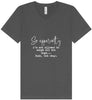 Apparently I'm Not Allowed... Unisex V-Neck Shirt