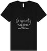 Apparently I'm Not Allowed... Unisex V-Neck Shirt