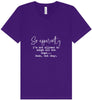 Apparently I'm Not Allowed... Unisex V-Neck Shirt
