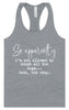 Apparently I'm Not Allowed... Women's Racerback Tank
