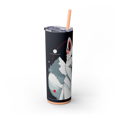 Skinny Tumbler with Straw – 20 oz Stainless Steel Cup