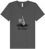 I'm Fine Unisex V-Neck Shirt