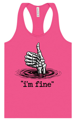 I'm Fine Women's Racerback Tank
