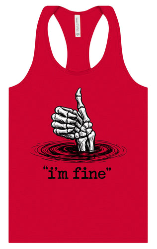 I'm Fine Women's Racerback Tank