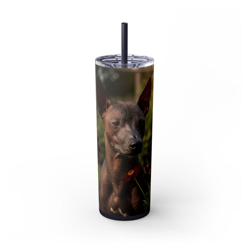 Skinny Tumbler with Straw – 20 oz Stainless Steel Cup