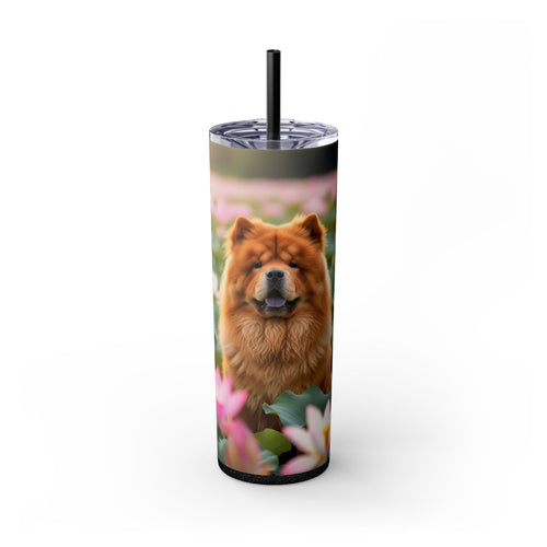 Skinny Tumbler with Straw – 20 oz Stainless Steel Cup