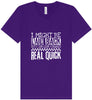 I Might Be Laid Back... Unisex V-Neck Shirt