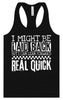 I Might Be Laid Back... Women's Racerback Tank
