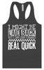 I Might Be Laid Back... Women's Racerback Tank