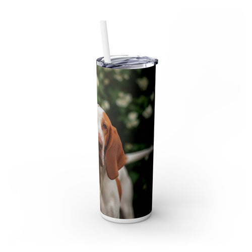Skinny Tumbler with Straw – 20 oz Stainless Steel Cup