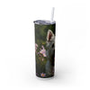 Skinny Tumbler with Straw – 20 oz Stainless Steel Cup