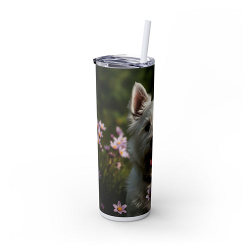 Skinny Tumbler with Straw – 20 oz Stainless Steel Cup