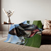 Sweatshirt Blanket – Plush Fleece Throw, 2 Size Options