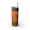 Skinny Tumbler with Straw – 20 oz Stainless Steel Cup