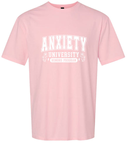 Anxiety University Adult Gildan Soft Shirt