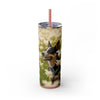 Skinny Tumbler with Straw – 20 oz Stainless Steel Cup