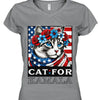 Cats For Kamala Shirt | Kamala Harris 2024 President Shirt | Democrat Shirt Bright T1478 - KH2