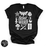 Stay Weird Tee | Alternative Graphic T-Shirt {WHITE DESIGN]