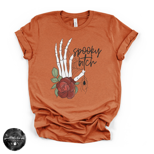 Spooky Bitch Tee | Witchy Halloween Graphic T-Shirt