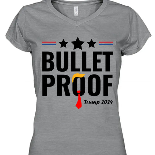 Bullet Proof | Trump Fight 2024 Shirt | Trump Supporters Shirt Bright T1127- GOP