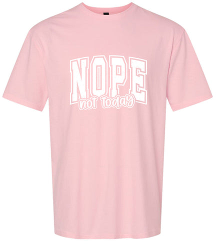 Nope Not Today Children's Gildan Soft Shirt