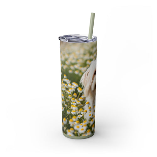 Skinny Tumbler with Straw – 20 oz Stainless Steel Cup