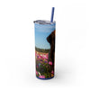 Skinny Tumbler with Straw – 20 oz Stainless Steel Cup