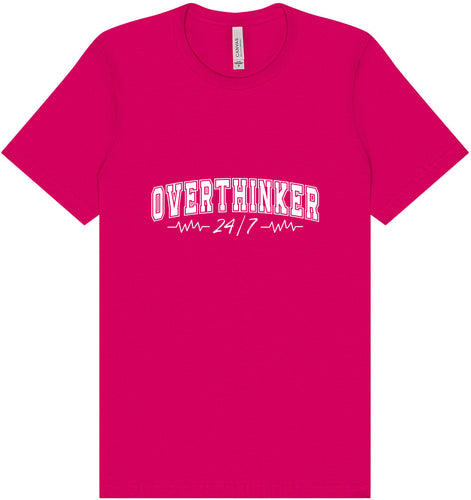 Overthinker Adult Bella Canvas Shirt