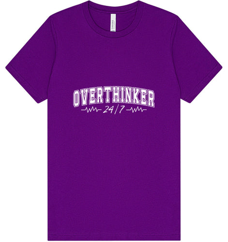 Overthinker Adult Bella Canvas Shirt