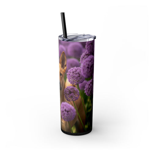 Skinny Tumbler with Straw – 20 oz Stainless Steel Cup