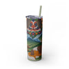 Skinny Tumbler with Straw – 20 oz Stainless Steel Cup