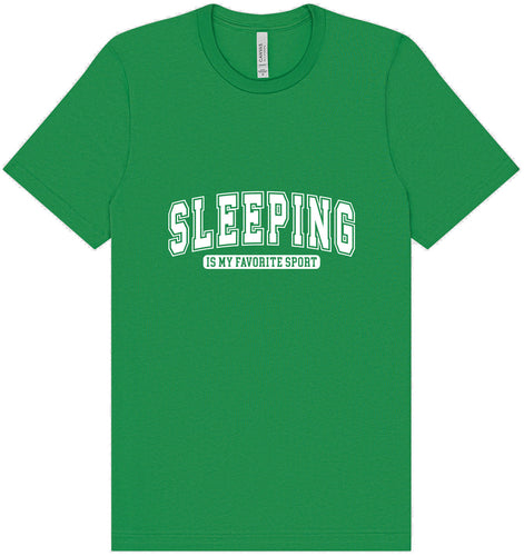 Sleeping is My Favorite Sport Adult Bella Canvas Shirt