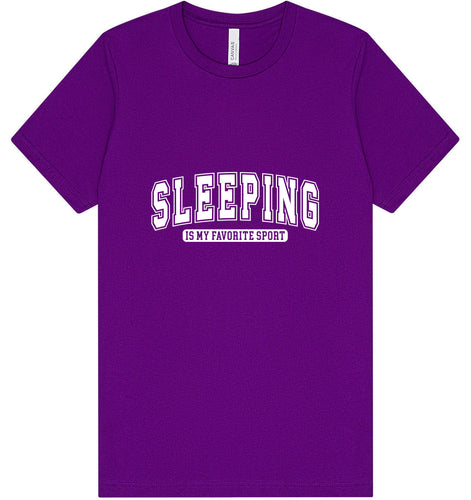 Sleeping is My Favorite Sport Adult Bella Canvas Shirt