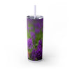 Skinny Tumbler with Straw – 20 oz Stainless Steel Cup