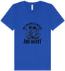 People Skills are Rusty Unisex V-Neck Shirt