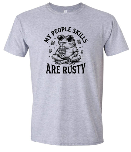 People Skills are Rusty Adult Gildan Soft Shirt