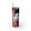 Skinny Tumbler with Straw – 20 oz Stainless Steel Cup