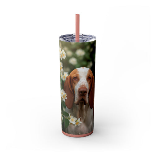 Skinny Tumbler with Straw – 20 oz Stainless Steel Cup