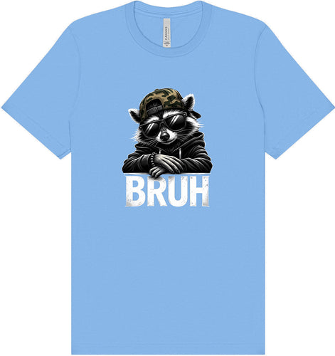 Bruh Raccoon Adult Bella Canvas Shirt