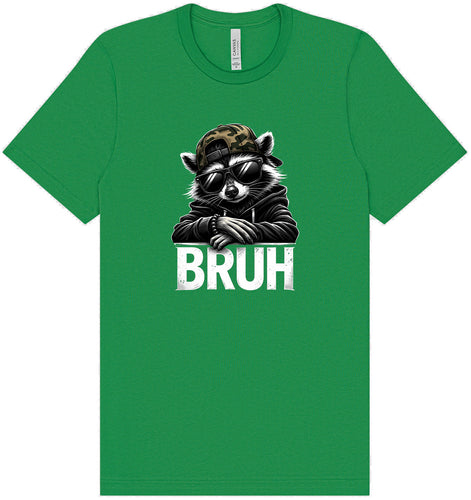 Bruh Raccoon Adult Bella Canvas Shirt