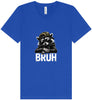 Bruh Raccoon Unisex V-Neck Shirt