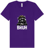 Bruh Raccoon Unisex V-Neck Shirt