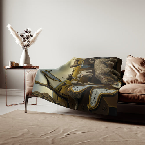 Sweatshirt Blanket – Plush Fleece Throw, 2 Size Options
