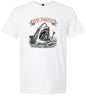 Stay Positive Shark  Adult Gildan Soft Shirt