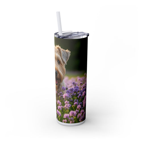 Skinny Tumbler with Straw – 20 oz Stainless Steel Cup
