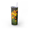 Skinny Tumbler with Straw – 20 oz Stainless Steel Cup