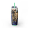 Skinny Tumbler with Straw – 20 oz Stainless Steel Cup