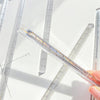 15cm Transparent Triangular Ruler, Durable High-Transparency PS Material